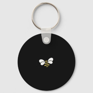 Mom Bee Cute Beekeeping 1st Birthday Matching Fami Keychain