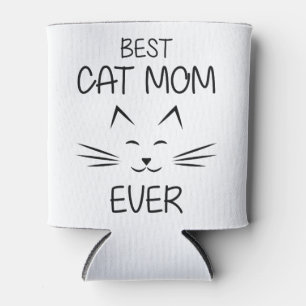 Mom - Best Cat Mom ever Can Cooler