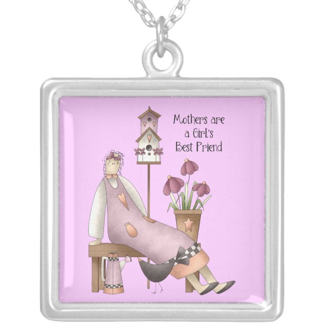 Mom Best Friend Necklace (Front)