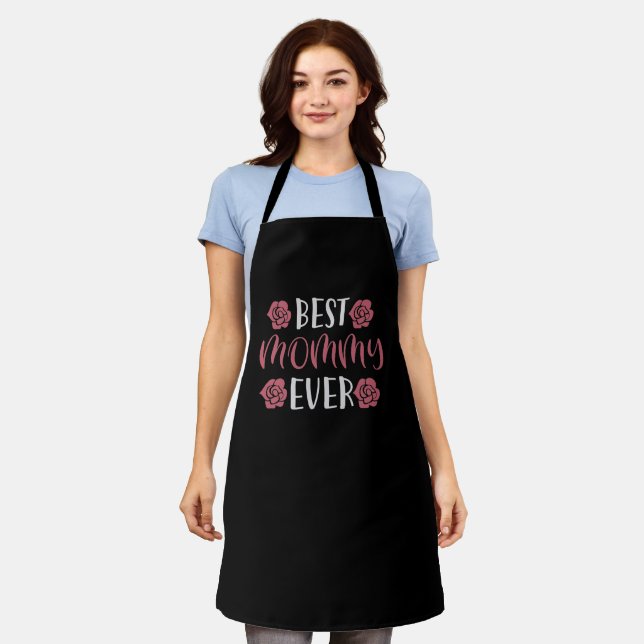 Mom - Best Mommy Ever Apron (Worn)