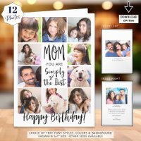 Mom Birthday 12 Photos Simply The Best
