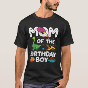 Mom Birthday Crew Mother Dinosaur Birthday Party B T-Shirt