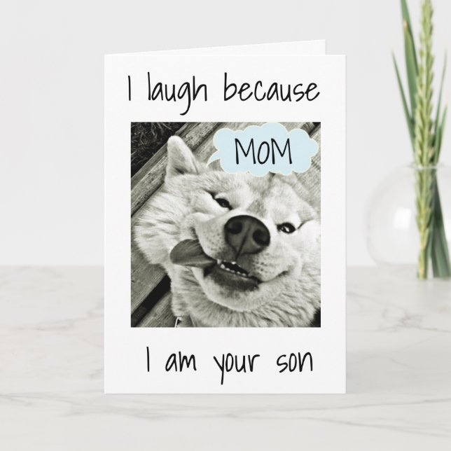 ***MOM*** BIRTHDAY WISH FROM YOUR LUCKY SON CARD (Front)