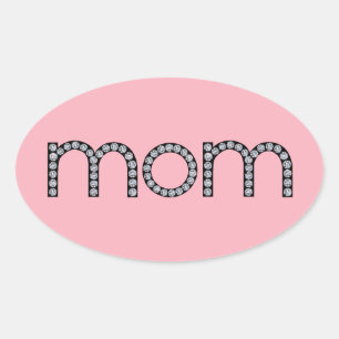 Mom bling sticker