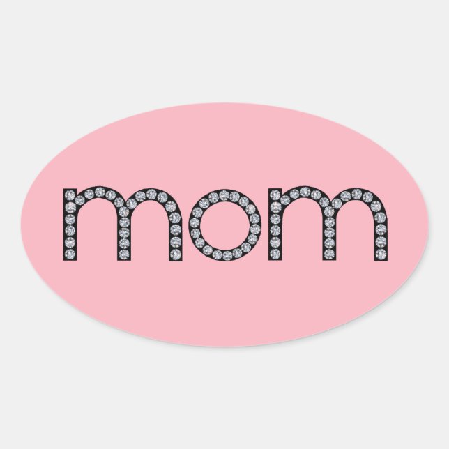 Mom bling sticker (Front)