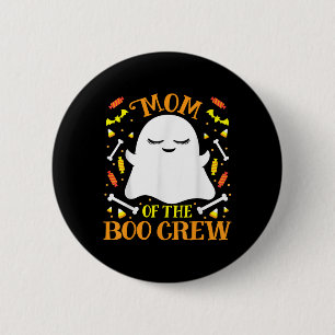 Mom Boo Crew Ghost Matching Family Set Mommy Hallo Button