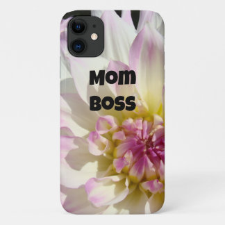 Mom Boss Floral iPhone cases Dahlia flower