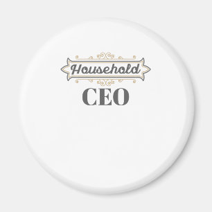 Mom Boss Gift Stay At Home Mom Household CEO Gift Magnet