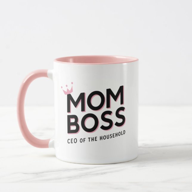 Mom Boss Mug (Left)