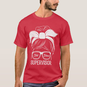 Mom Boss Supervisor Mom tough Mother vintage T-Shirt