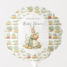 Mom Bunny and pumpkin Baby Shower