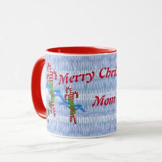 Mom Candy Cane Christmas Mug