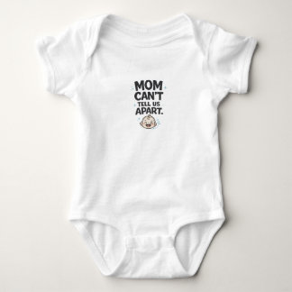 Mom Can't Tell Us Apart Twin Bodysuit