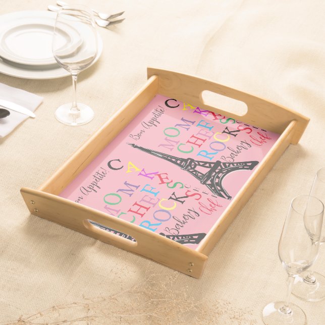 Mom Chef Serving Tray (Front)