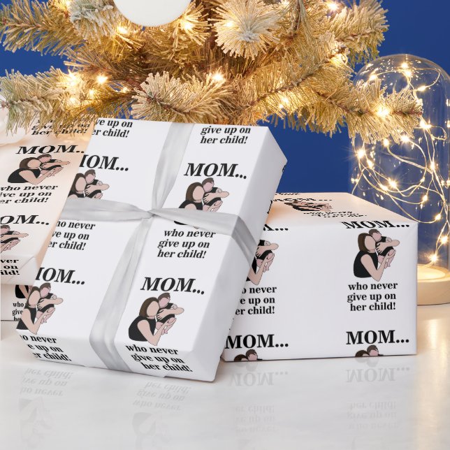 Mom Child Mother Birthday Wrapping Paper (Holidays)