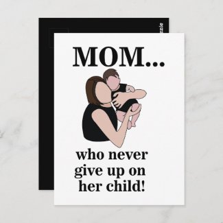 Mom Child Mother To Be  Postcard
