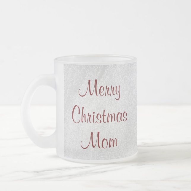 Mom Christmas Love Frosted Mug By Janz (Left)