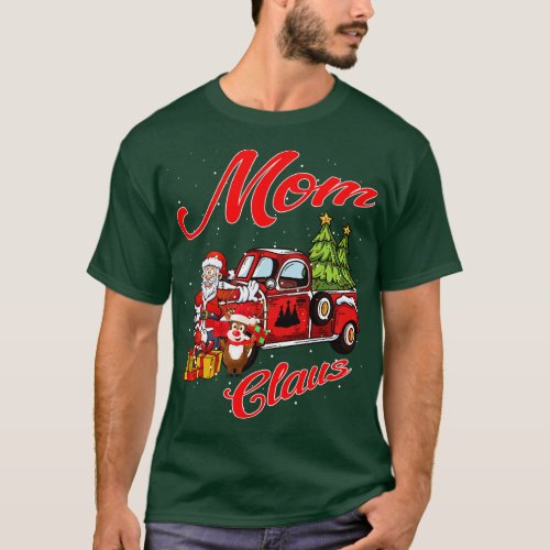 Mom Claus Santa  Christmas Funny Awesome Gift T_Shirt