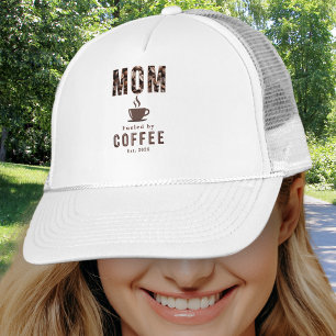 Mom Coffee Humor Mother's Day Est. Trucker Hat