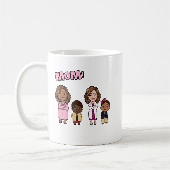 Mom! Coffee Mug (Left)