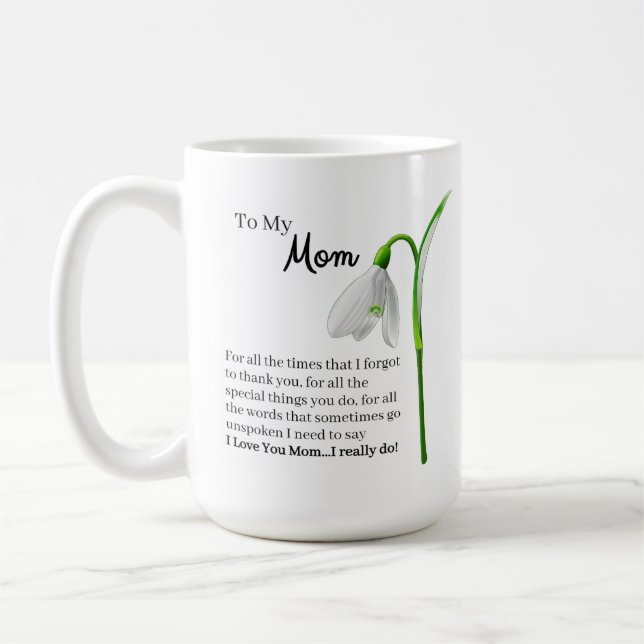 Mom Coffee Mug (Left)