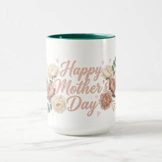 Mom Coffee Mug Floral Best Mom Gift Mother's Day