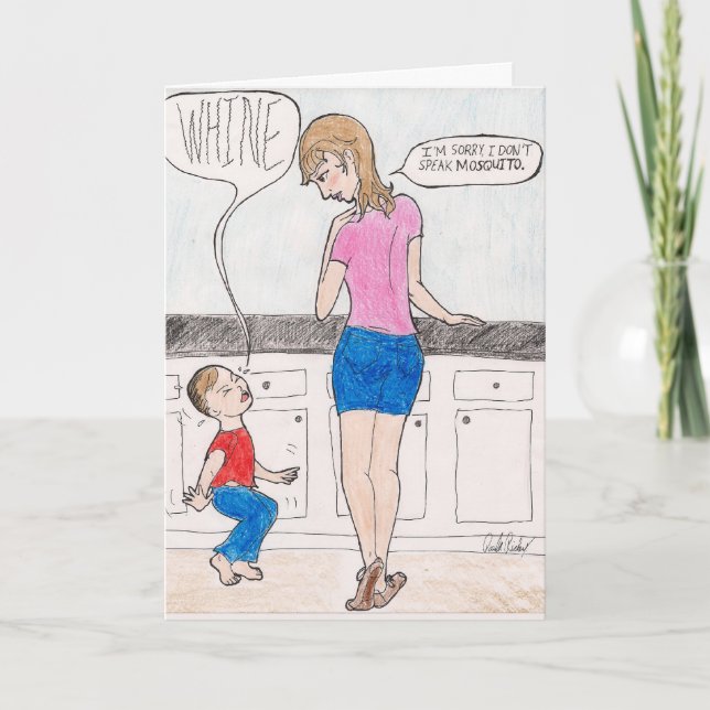 Mom Comic "Whine" Card (Front)