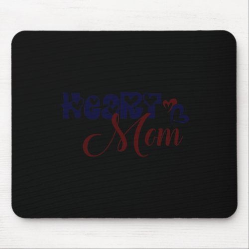 Mom Congenital Heart Defect Awareness S1  Mouse Pad