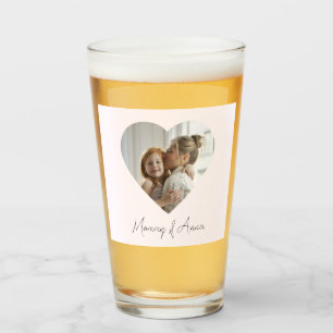 Mom Custom Name & Photo   Personalized Glass Cup
