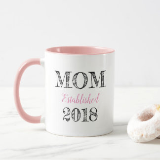 Mom (customizable) Established 2018 Mug