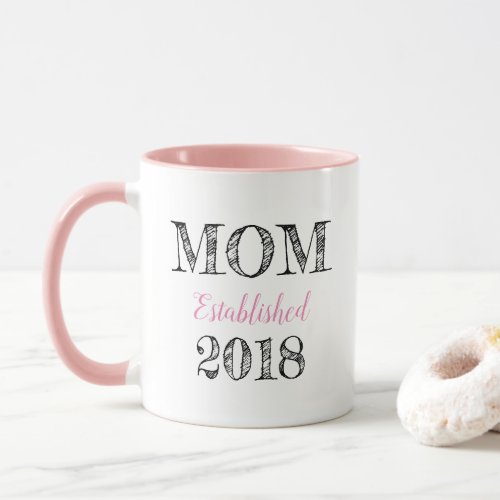 Mom customizable Established 2018 Mug