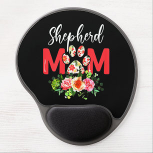 Mom Cute German Shepherd Gel Mouse Pad