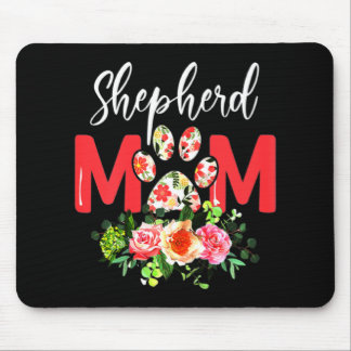 Mom Cute German Shepherd Mouse Pad
