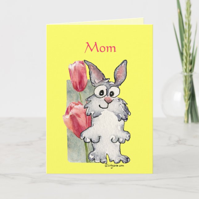 Mom -Cute  Happy Mother's Day Cards (Front)