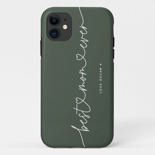 Mom cute modern script photo gift Case_Mate iPhone iPhone 11 Case