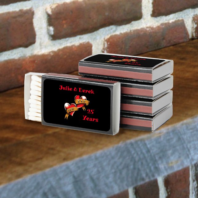 Mom & Dad Anniversary Party Matchboxes (Creator Uploaded)