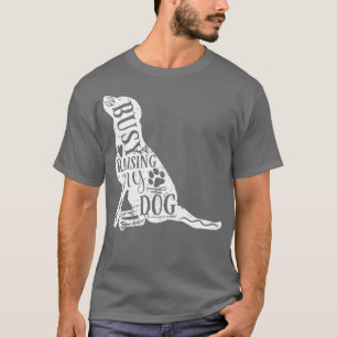 Mom Dad Busy Raising My Dog owner Funny Puppy dog T-Shirt