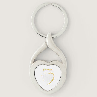 Mom Dad Gold In Memory Daughter Childhood Cancer A Keychain