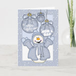 mom & dad, happy snowman christmas card - merry ch<br><div class="desc">mom & dad,  happy snowman christmas card - merry christmas</div>