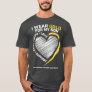 Mom Dad I Wear Gold For My Son Childhood  Awarenes T-Shirt