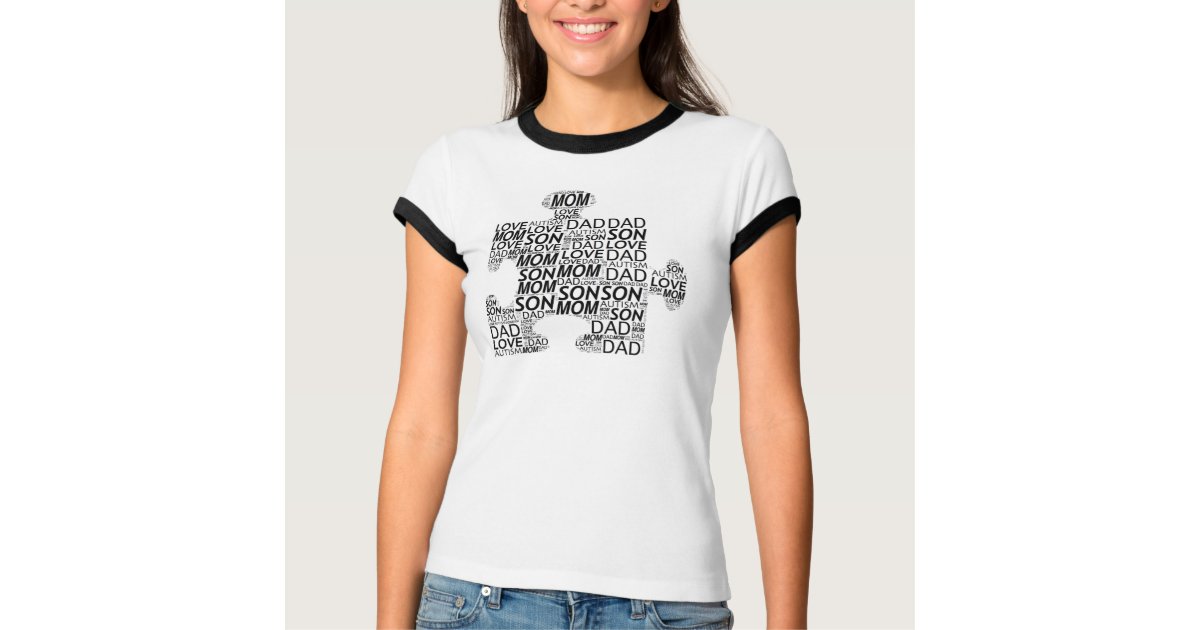 Mom And Dad Love Son Autism Shirt