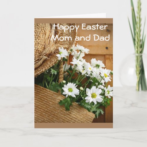 MOM  DAD LOVE TO YOU AT EASTER HOLIDAY CARD