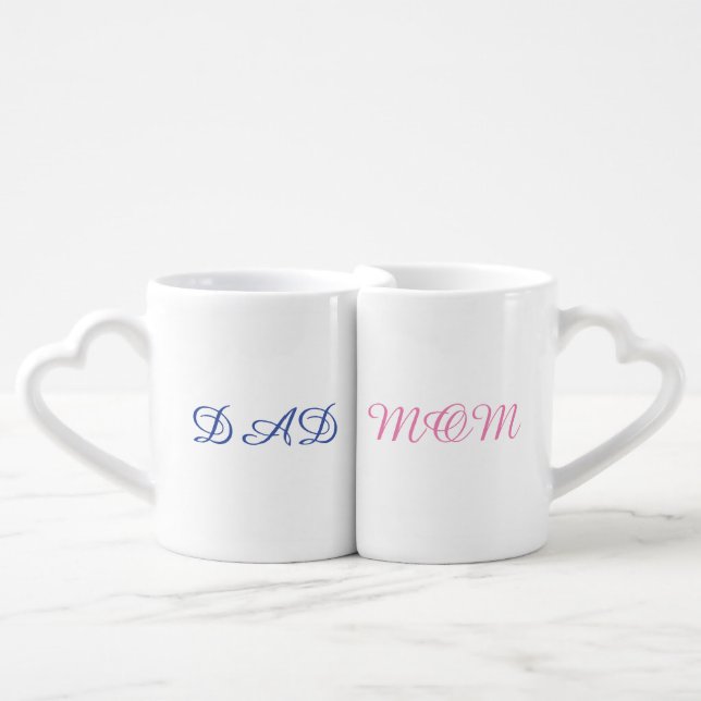 Mom & Dad Lovers' mug (Front Nesting)