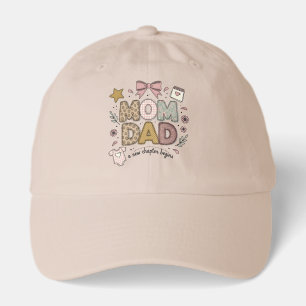 Mom Dad New Chapter Begins Cute Baby Design Hat