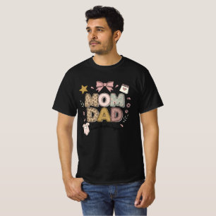 Mom Dad New Chapter Begins Cute Baby Design T-Shirt