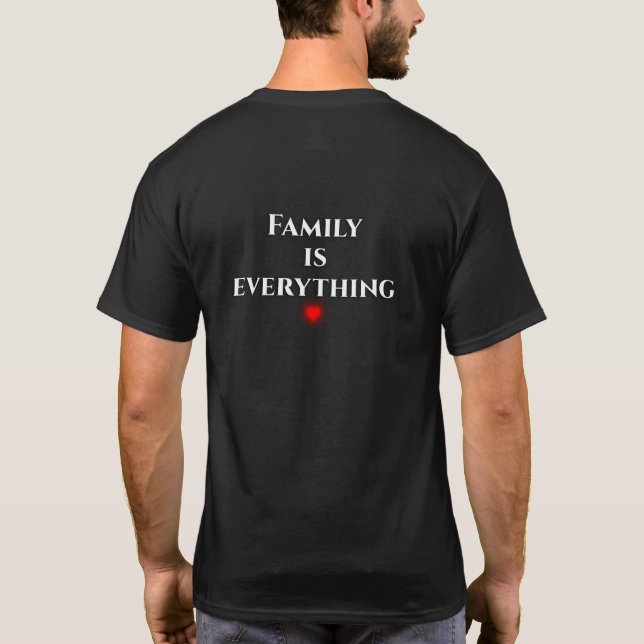 Mom & Dad T-Shirt | Heartfelt Family Love Design (Back)