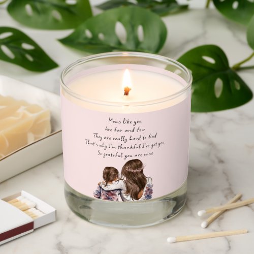 Mom  Daughter Custom Birthday  Scented Candle