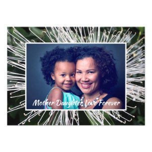 Mom Daughter Family Love Personalize Photo Print