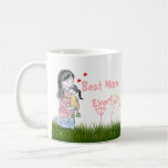 Mom &amp; Daughter Hug Custom Coffee Mug