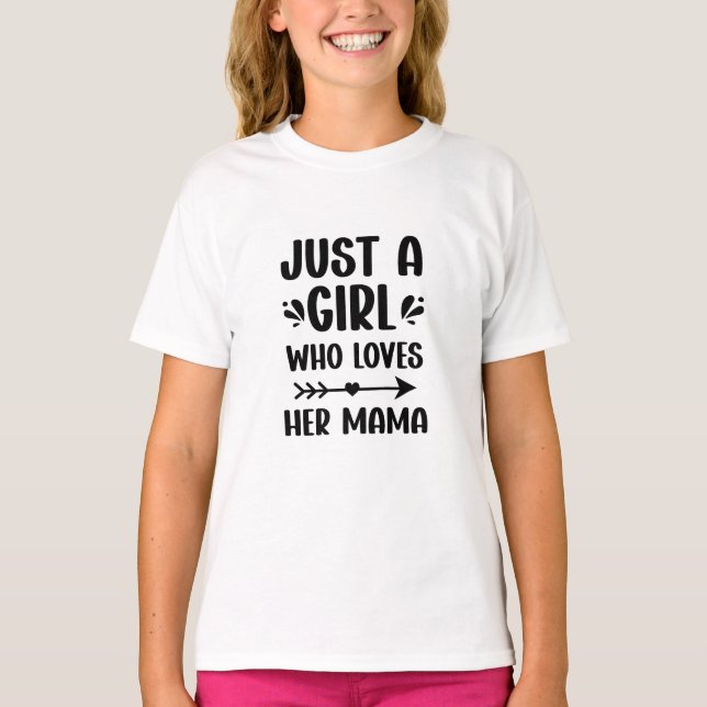 Mom daughter matching outfit Mothers Day Gift T-Shirt (Front)